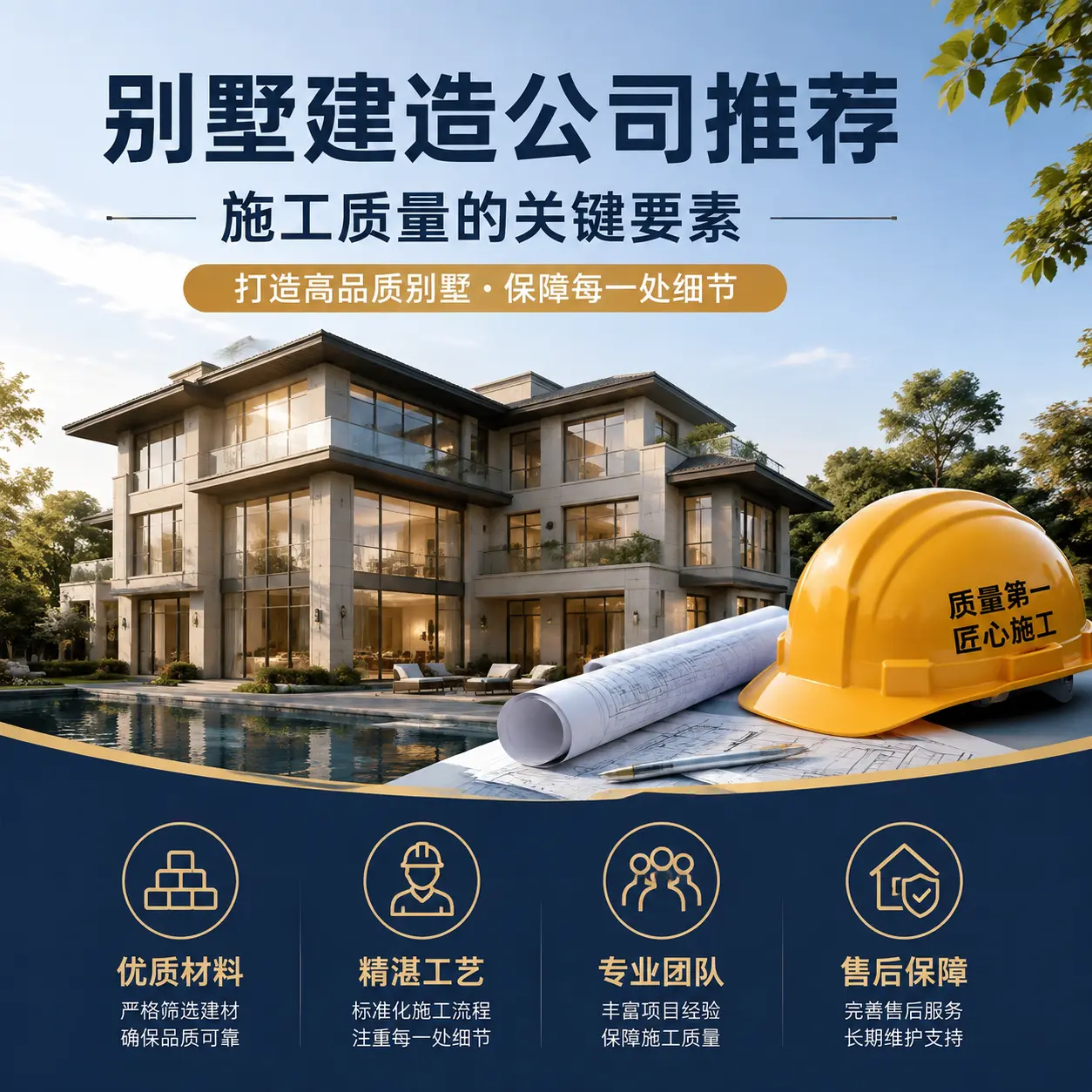 别墅建造公司推荐: 安顺 施工质量的关键要素