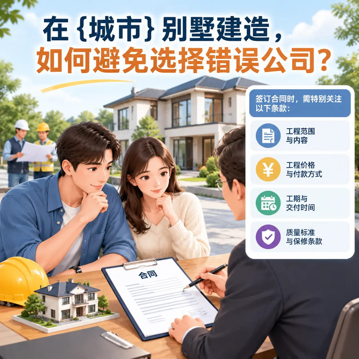 在 安顺 别墅建造，如何避免选择错误公司？