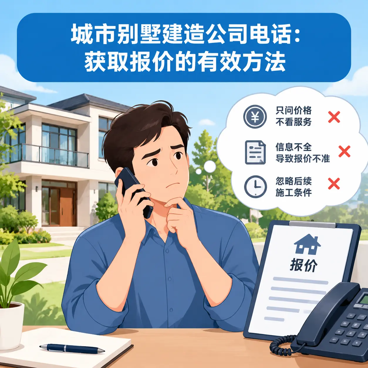 安顺别墅建造公司电话：获取报价的有效方法