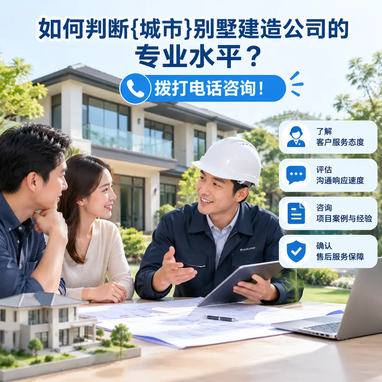 如何判断安顺别墅建造公司的专业水平？拨打电话咨询！